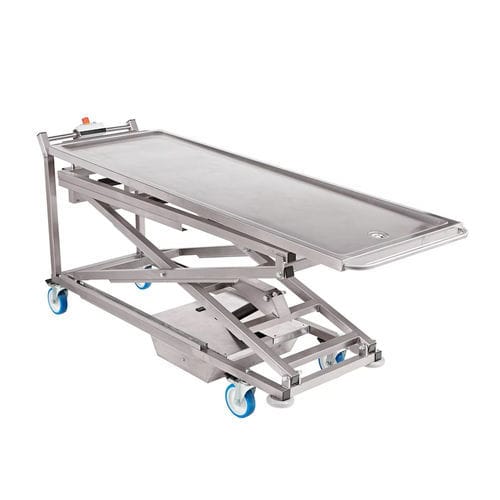 Carrello mortuario per movimentazione - Envair - per imbalsamazione / di stoccaggio / di preparazione