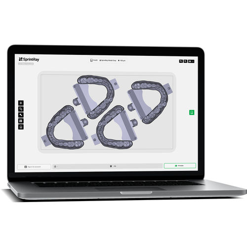 Software odontoiatrico - RayWare - SprintRay - per ospedale / per laboratorio dentale / per reportistica