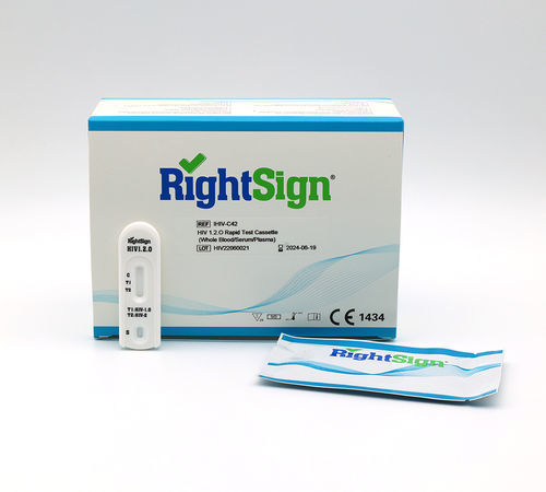 Test rapido dell'HIV - IHIV-C42 - Hangzhou Biotest Biotech Co. Ltd. - di sangue totale / al plasma / di sangue capillare