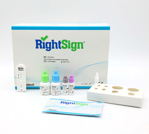Test rapido dello streptococco A - ISTA series - Hangzhou Biotest Biotech Co. Ltd. - per tampone faringeo / immunocromatografico / striscia reattiva