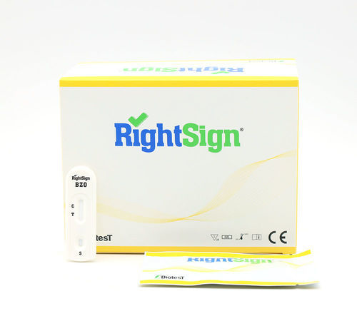 Test rapido antidroga - BZO - Hangzhou Biotest Biotech Co. Ltd. - di saliva / di urina / immunocromatografico