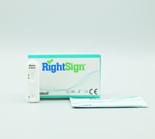 Test rapido della trombosi - CDIM-C41 - Hangzhou Biotest Biotech Co. Ltd. - di D-dimeri / di sangue totale / di siero