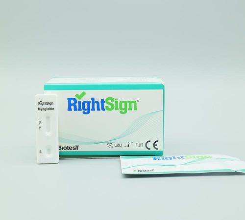 Test rapido della mioglobina - CMYO-C41 - Hangzhou Biotest Biotech Co. Ltd. - di siero / al plasma / di sangue totale