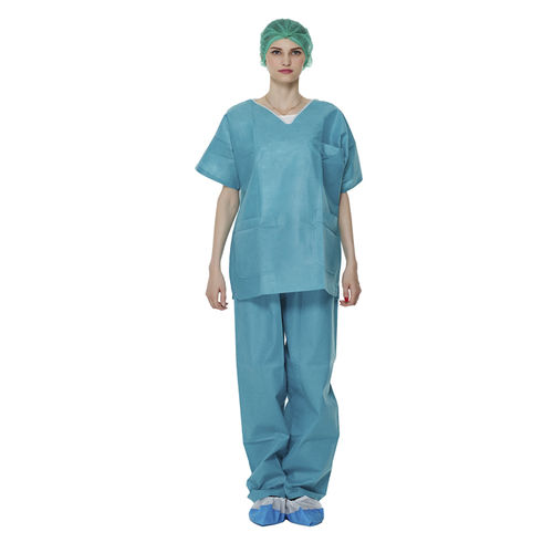 Completo medico pantalone-casacca unisex - WLG1008 - Hubei Wanli Protective Products - in polipropilene / monouso / traspirante