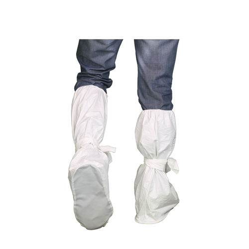 Copriscarpa con gambale da laboratorio - WLS7007 - Hubei Wanli Protective Products - in polivinilcloruro (PVC) / in polipropilene / in polietilene
