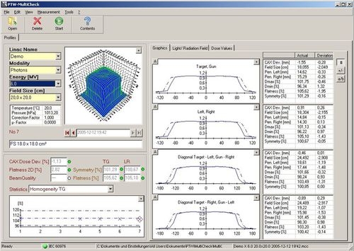 Software di gestione dati - LINAC QA - PTW Freiburg Physikalisch-Technische-Werkstätten - per reportistica / di misura / per radioterapia