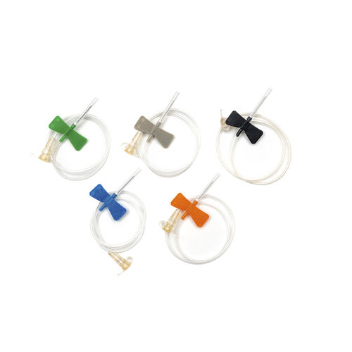 Ago per prelievo di sangue - Shandong Wuzhou Medical Equipment - sterile / con alette / 20G