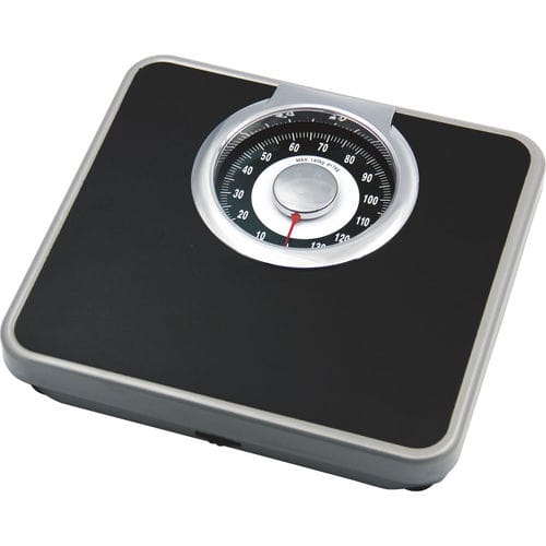Bilancia pesapersone meccanica - BR808B - Zhongshan Jinli Electronic Weighing Equipment Co., Ltd - con piattaforma / portatile / con schermo analogico