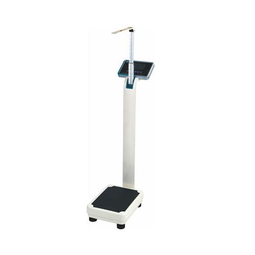 Bilancia pesapersone elettronica - TCS-200LMA-01 - Zhongshan Jinli Electronic Weighing Equipment Co., Ltd - a colonna / con metro