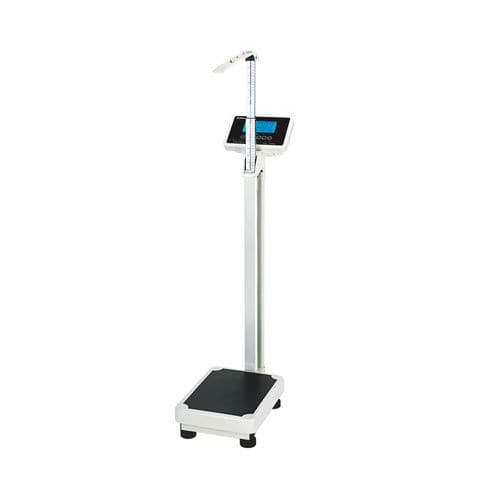 Bilancia pesapersone elettronica - TCS-200LP1 - Zhongshan Jinli Electronic Weighing Equipment Co., Ltd - a colonna / automatica / con metro
