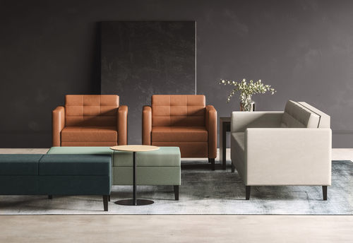 Divano per sala d'attesa - Ciji - Allsteel - multiposto / design