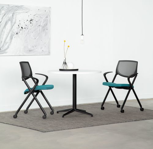 Sedia da ufficio con braccioli - Seek&reg; - Allsteel - con rotelle / mobile / ergonomica