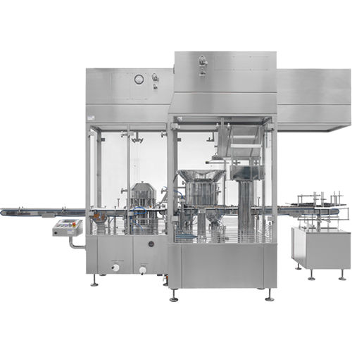 Sistema di incapsulamento per flacone - AWS BIO PHARMA TECHNOLOGIES - per l'industria farmaceutica / rotativo / in linea