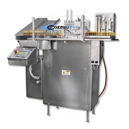 Sistema di riempimento e di sigillatura per farmaci in fiale - FPS - Cozzoli Machine Company - a moto intermittente