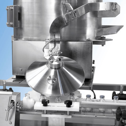 Sistema di incapsulamento per bottiglie - RS - Cozzoli Machine Company - per l'industria farmaceutica / automatico / da terra