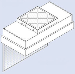 Unità di filtrazione di aria - Undersized SAM® 24 Microsound  - Clean Rooms International - per camera bianca