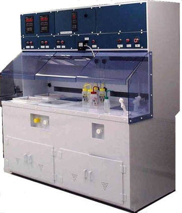 Workstation da laboratorio da terra - MWPS series - LM Air Technology - con lavandino / con ventilazione