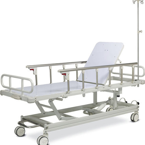 Barella con carrello da trasporto - HO-4005H - Hongkong Medi - manuale / idraulica / ad altezza regolabile