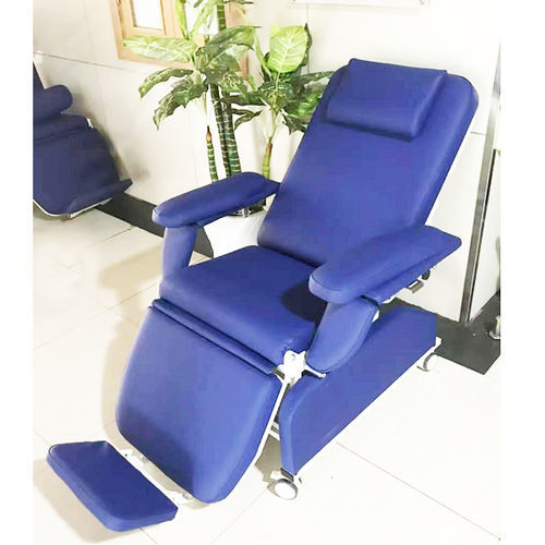 Poltrona per chemioterapia manuale - HO-S15 - Hongkong Medi - a 4 sezioni / a rotelle / con schienale regolabile