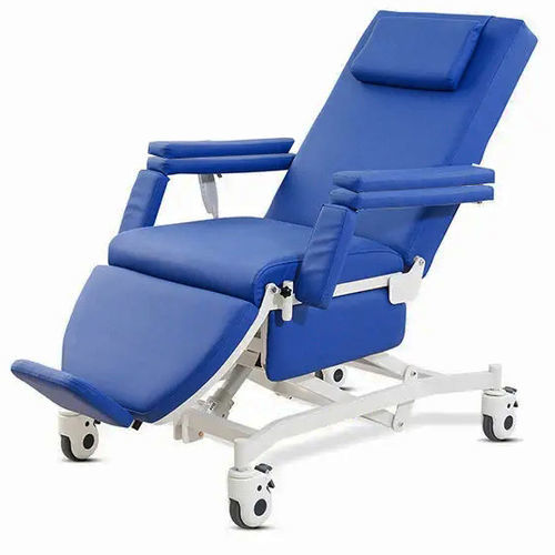 Poltrona per chemioterapia elettrica - HO-S12-6 - Hongkong Medi - a 3 sezioni / a rotelle / con schienale regolabile