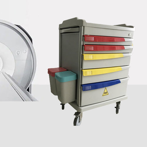 Carrello medico - HO-M05 - Hongkong Medi - multifunzione / in plastica / 5 cassetti