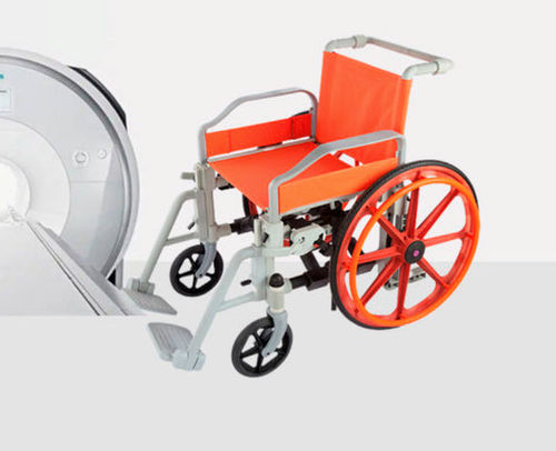 Sedia a rotelle compatibile MRI - Hongkong Medi - manuale / da interno / pieghevole