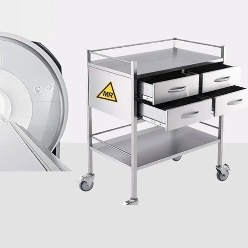 Carrello medico - HO-M02A - Hongkong Medi - per uso generale / in acciaio inossidabile / in plastica