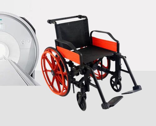 Sedia a rotelle compatibile MRI - MR HO-W101 - Hongkong Medi - manuale / da interno / pieghevole