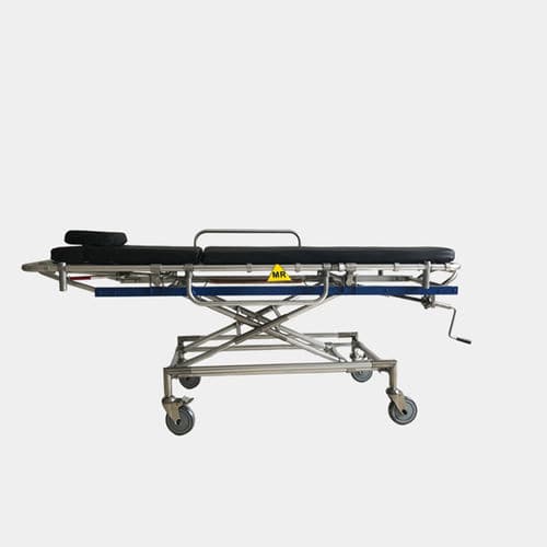 Barella con carrello da trasporto - HO-709 - Hongkong Medi - di emergenza / per MRI / manuale