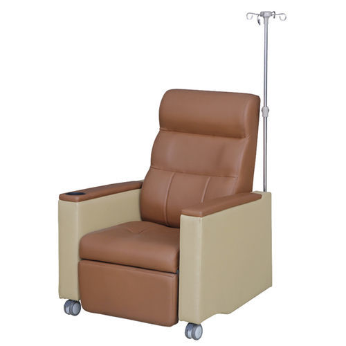 Poltrona per prelievo di sangue elettrica - S-9 - Hongkong Medi - manuale / 3 sezioni / con rotelle