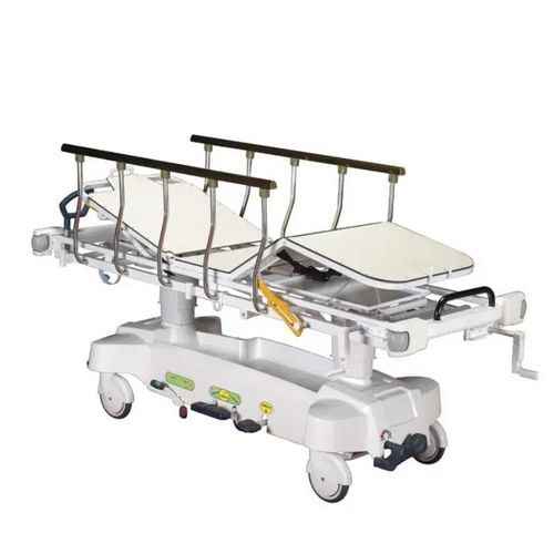 Barella con carrello da trasporto - HO-4006H-2 - Hongkong Medi - di emergenza / per traumatologia / idraulica