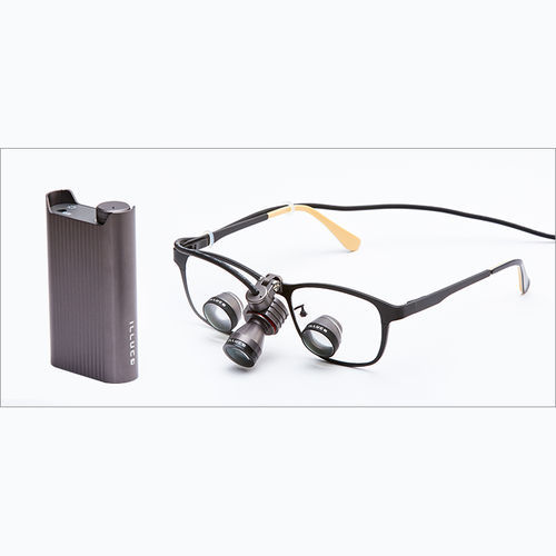 Lampada frontale chirurgica - IHL-1000  - Illuco Corporation - LED / con batteria ricaricabile / per lenti binoculari