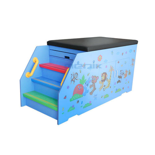 Lettino da visita pediatrico - YA-EC-B02 - Zhangjiagang Medi Medical Equipment - per bambino / manuale / con scomparti