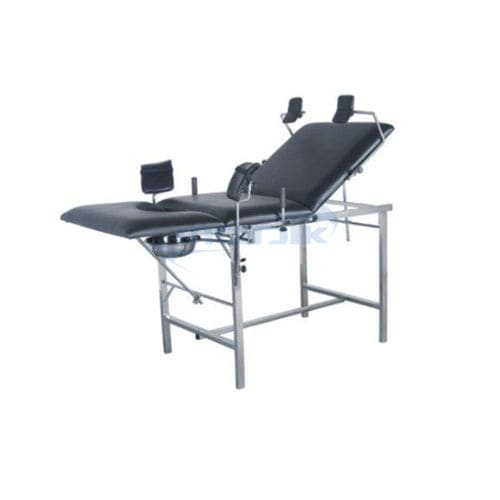 Lettino per visita ginecologica - MC-C11 - Zhangjiagang Medi Medical Equipment - manuale / con schienale regolabile / 2 sezioni