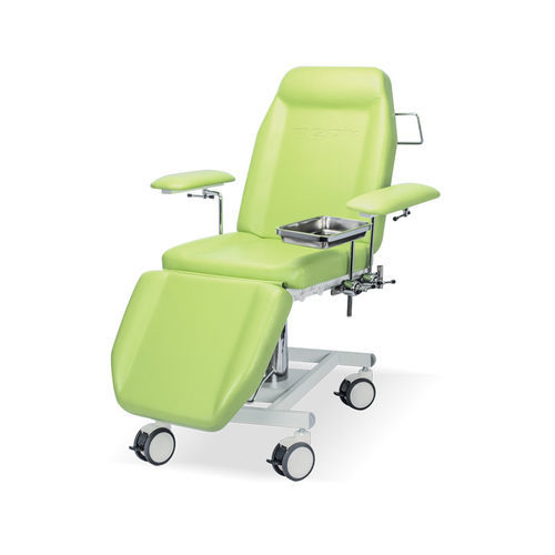 Poltrona per trattamenti clinici ad a - YA-DS-H01 - Zhangjiagang Medi Medical Equipment - a 3 sezioni / con rotelle / ad altezza regolabile