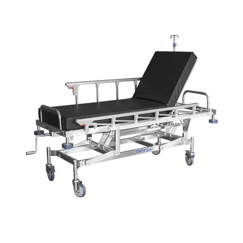 Barella con carrello di emergenza - YA-PS13 - Zhangjiagang Medi Medical Equipment - passamalati / manuale / ad altezza regolabile