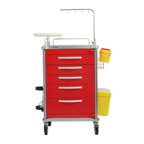 Carrello medico - MK-C01 - Zhangjiagang Medi Medical Equipment - per farmaci / per trattamenti / in alluminio