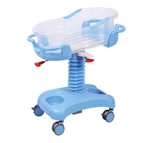 Culla pediatrica per neonato - MK-B02 - Zhangjiagang Medi Medical Equipment - ad altezza regolabile / Trendelenburg / con rotelle