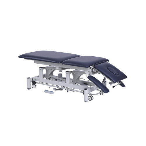 Lettino da visita elettrico - YA-ET-D03 - Zhangjiagang Medi Medical Equipment - inclinabile / con rotelle / a 3 sezioni