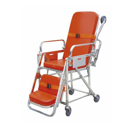 Poltrona barella manuale - YA-AS05 - Zhangjiagang Medi Medical Equipment - ad altezza regolabile / pieghevole / 4 sezioni
