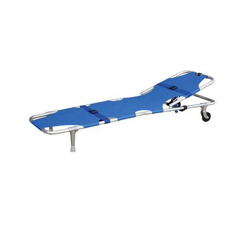 Barella di emergenza - YA-ES01B - Zhangjiagang Medi Medical Equipment - pieghevole / con schienale regolabile / a 2 sezioni