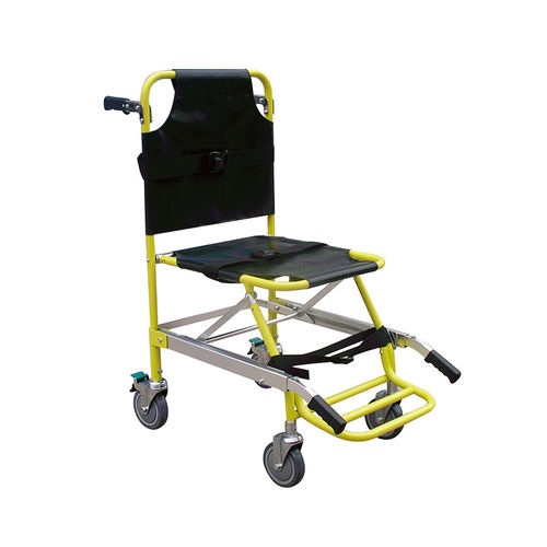 Poltrona barella manuale - YA-SS04 - Zhangjiagang Medi Medical Equipment - ripieghevole / 3 sezioni / con poggiagambe