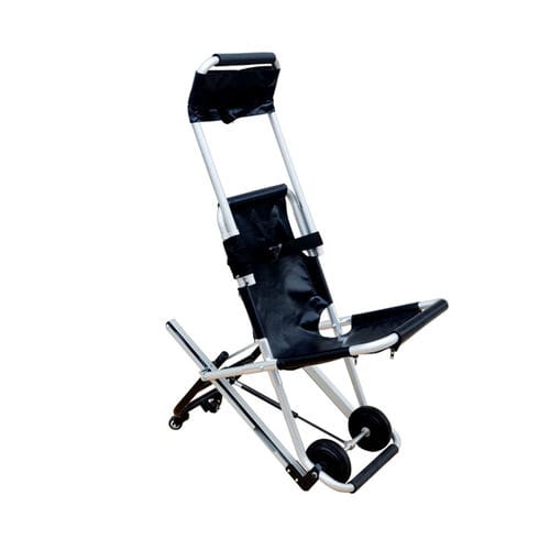 Poltrona barella manuale - YA-SS05 - Zhangjiagang Medi Medical Equipment - ripieghevole / 3 sezioni / con rotelle