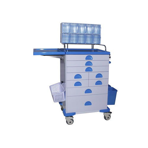 Carrello medico - MK-C02 - Zhangjiagang Medi Medical Equipment - per anestesia / portamedicinali / multifunzione