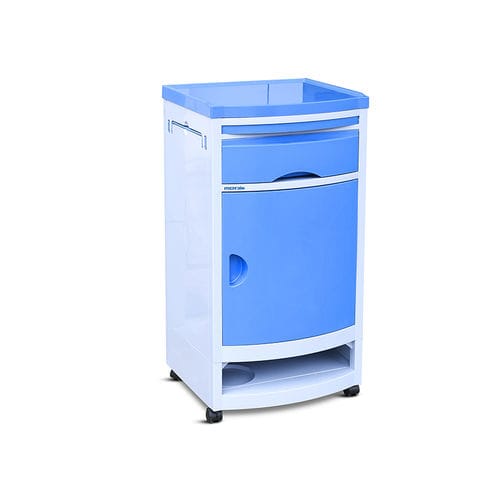 Comodino con rotelle - YA-B07 - Zhangjiagang Medi Medical Equipment - modulare / con cassetti