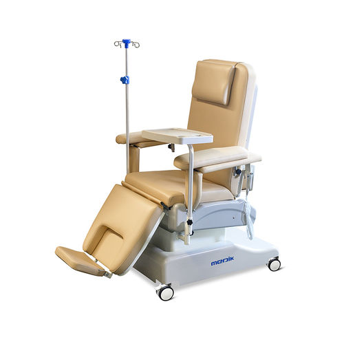 Poltrona per emodialisi elettrica - YA-DS-D10 - Zhangjiagang Medi Medical Equipment - a 4 sezioni / con rotelle / ad altezza regolabile
