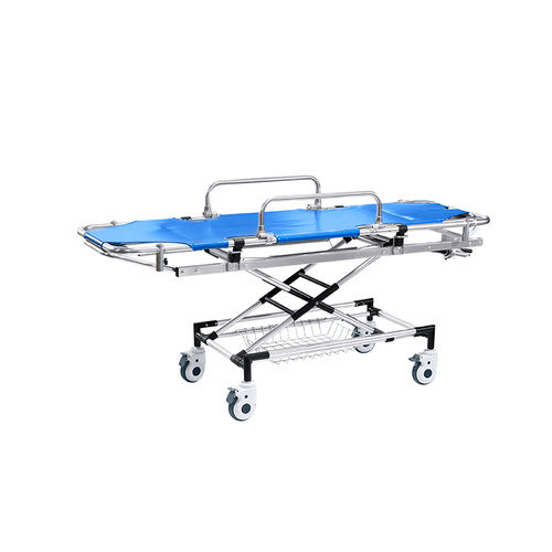 Barella con carrello di emergenza - YA-AS07 - Zhangjiagang Medi Medical Equipment - per ambulanze / di salvataggio / manuale