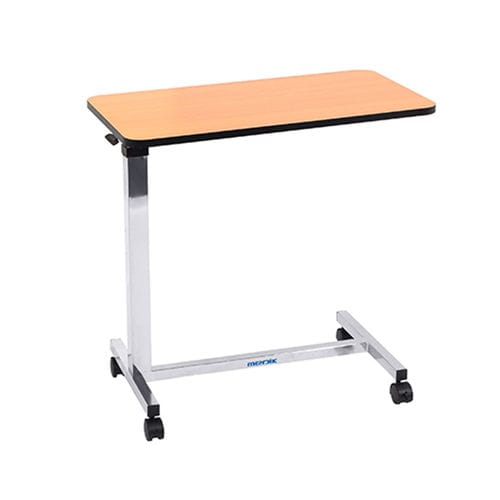 Tavolino servitore ad altezza regolabile - YA-T05  - Zhangjiagang Medi Medical Equipment - con rotelle
