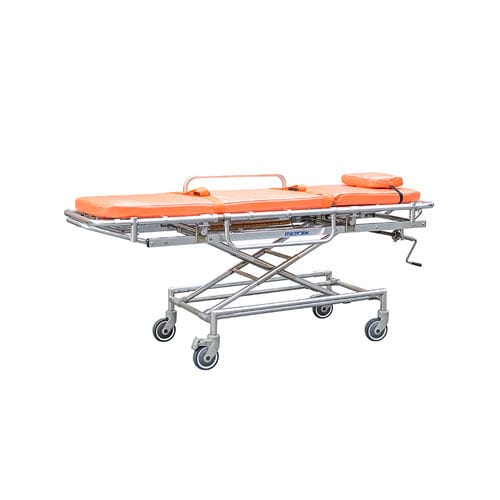 Barella per ambulanze - YA-AS09 - Zhangjiagang Medi Medical Equipment - amagnetica / in alluminio / a 2 sezioni