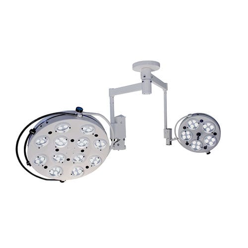Lampada scialitica a soffitto - MK-D1000500K - Zhangjiagang Medi Medical Equipment - LED / 2 bracci / 220 V/50 Hz